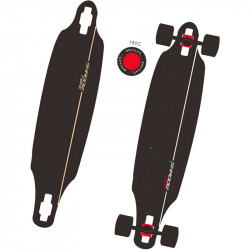 Longboard gördeszka Shadow Fibre 40 Sportszer Spartan