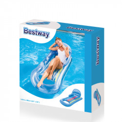 Designer fotelmatrac Bestway kék