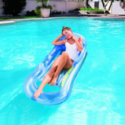 Designer fotelmatrac Bestway kék