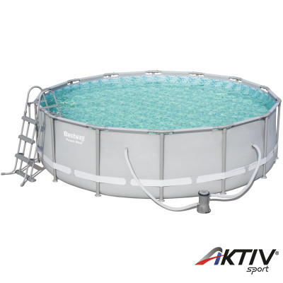 Fémvázas medence szett Bestway Power Steel 427x107 cm