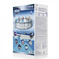 Fémvázas medence szett Bestway Power Steel 427x107 cm