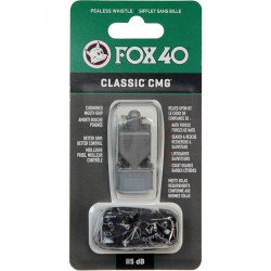 Síp Fox 40 Classic CMG sípzsinórral ezüst Sportszer Fox 40