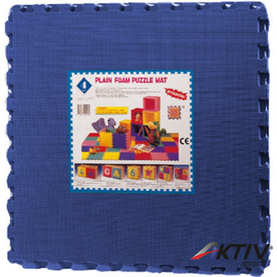 Puzzle szőnyeg 4 db-os kék