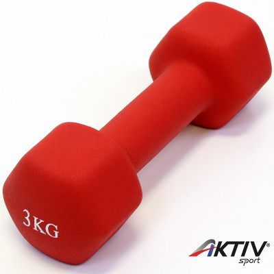 Szépséghibás Aktivsport súlyzó 3 kg neoprén